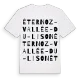 Éternoz-Vallée-du-Lison ordlek t-shirt