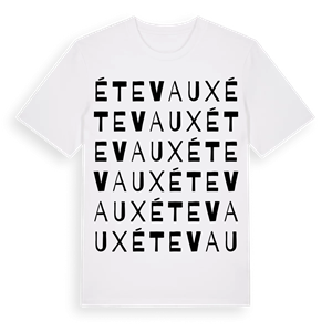 Étevaux ordlek t-shirt – ekologisk bomull t-shirt från Pinshirt