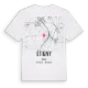 Étigny karta t-shirt