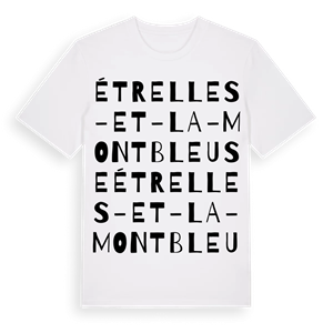 Étrelles-et-la-Montbleuse ordlek t-shirt – ekologisk bomull t-shirt från Pinshirt