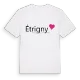Étrigny hjärta t-shirt