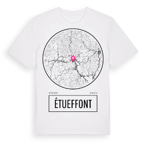 Étueffont t-shirt – ekologisk bomull t-shirt från Pinshirt