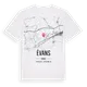 Évans karta t-shirt