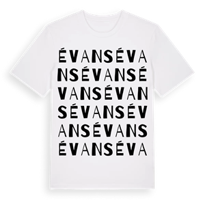 Évans ordlek t-shirt – ekologisk bomull t-shirt från Pinshirt