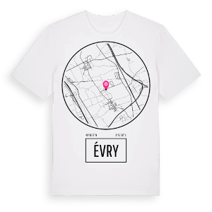 Évry t-shirt – ekologisk bomull t-shirt från Pinshirt