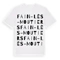 Fain-lès-Moutiers ordlek t-shirt