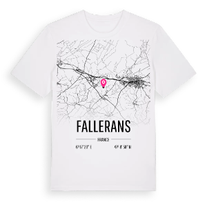 Fallerans karta t-shirt – ekologisk bomull t-shirt från Pinshirt