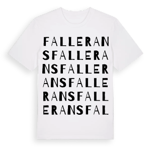 Fallerans ordlek t-shirt – ekologisk bomull t-shirt från Pinshirt