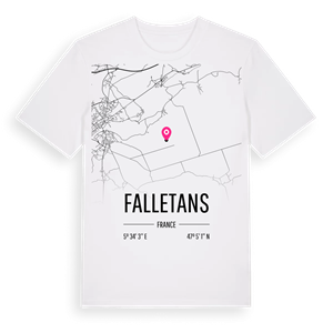 Falletans karta t-shirt – ekologisk bomull t-shirt från Pinshirt