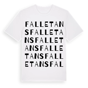 Falletans ordlek t-shirt – ekologisk bomull t-shirt från Pinshirt