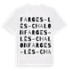 Farges-lès-Chalon ordlek t-shirt