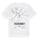 Fauverney karta t-shirt