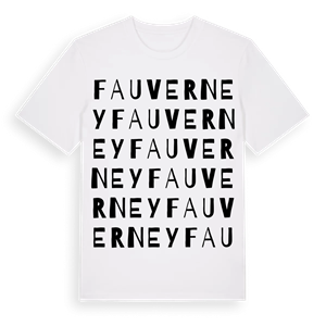 Fauverney ordlek t-shirt – ekologisk bomull t-shirt från Pinshirt