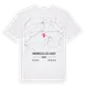Faverolles-lès-Lucey karta t-shirt
