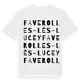 Faverolles-lès-Lucey ordlek t-shirt