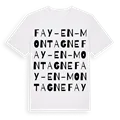 Fay-en-Montagne ordlek t-shirt