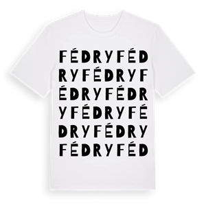 Fédry ordlek t-shirt – ekologisk bomull t-shirt från Pinshirt