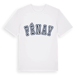 Fénay college t-shirt – ekologisk bomull t-shirt från Pinshirt