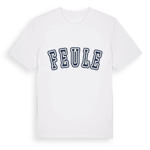 Feule college t-shirt – ekologisk bomull t-shirt från Pinshirt