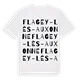 Flagey-lès-Auxonne ordlek t-shirt
