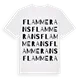 Flammerans ordlek t-shirt