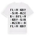 Flavigny-sur-Ozerain ordlek t-shirt