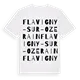 Flavigny-sur-Ozerain ordlek t-shirt