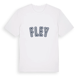 Fley college t-shirt – ekologisk bomull t-shirt från Pinshirt