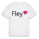 Fley hjärta t-shirt