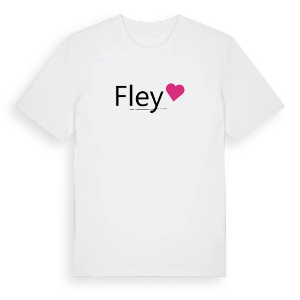 Fley hjärta t-shirt – ekologisk bomull t-shirt från Pinshirt