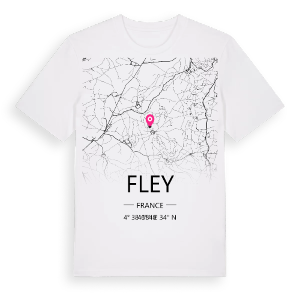 Fley karta t-shirt – ekologisk bomull t-shirt från Pinshirt