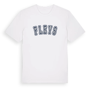 Fleys college t-shirt – ekologisk bomull t-shirt från Pinshirt