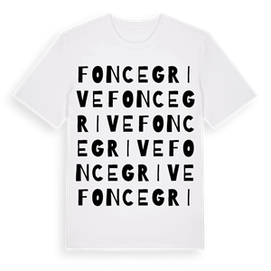 Foncegrive ordlek t-shirt – ekologisk bomull t-shirt från Pinshirt