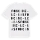 Foncine-le-Bas ordlek t-shirt