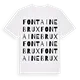 Fontainebrux ordlek t-shirt