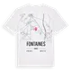 Fontaines karta t-shirt