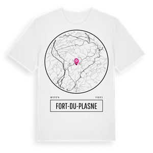 Fort-du-Plasne t-shirt – ekologisk bomull t-shirt från Pinshirt