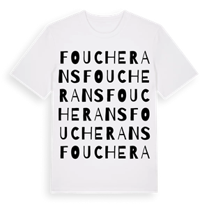 Foucherans ordlek t-shirt – ekologisk bomull t-shirt från Pinshirt
