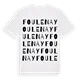 Foulenay ordlek t-shirt