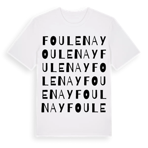 Foulenay ordlek t-shirt – ekologisk bomull t-shirt från Pinshirt
