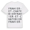 Frahier-et-Chatebier ordlek t-shirt