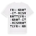 Fraignot-et-Vesvrotte ordlek t-shirt