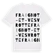 Fraignot-et-Vesvrotte ordlek t-shirt