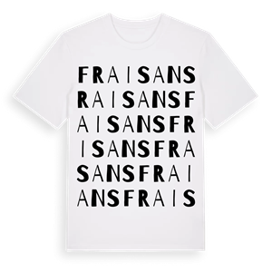 Fraisans ordlek t-shirt – ekologisk bomull t-shirt från Pinshirt