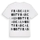 Francalmont ordlek t-shirt