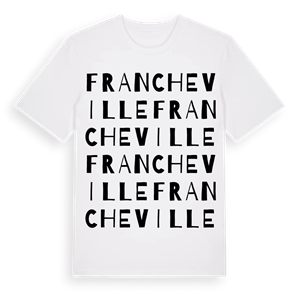 Francheville ordlek t-shirt – ekologisk bomull t-shirt från Pinshirt