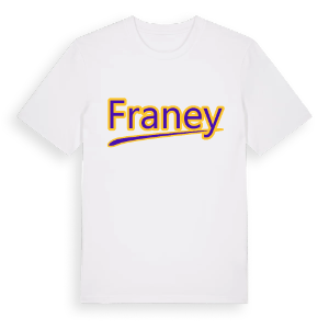Franey baseball t-shirt – ekologisk bomull t-shirt från Pinshirt