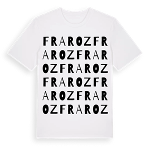 Fraroz ordlek t-shirt – ekologisk bomull t-shirt från Pinshirt