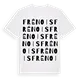 Frénois ordlek t-shirt