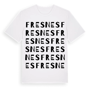 Fresnes ordlek t-shirt – ekologisk bomull t-shirt från Pinshirt